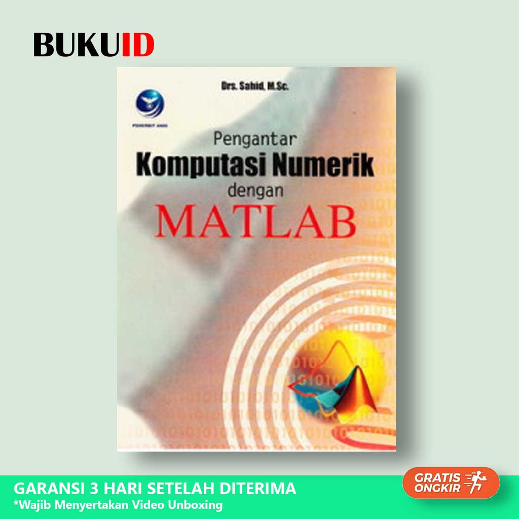 Jual Buku Pengantar Komputasi Numerik Dengan Matlab Original Shopee