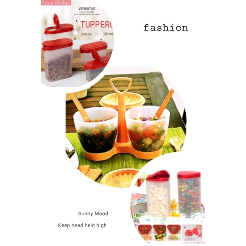 Jual Tupperware Condimate Set Spice T Go Pcs Pour N Serve