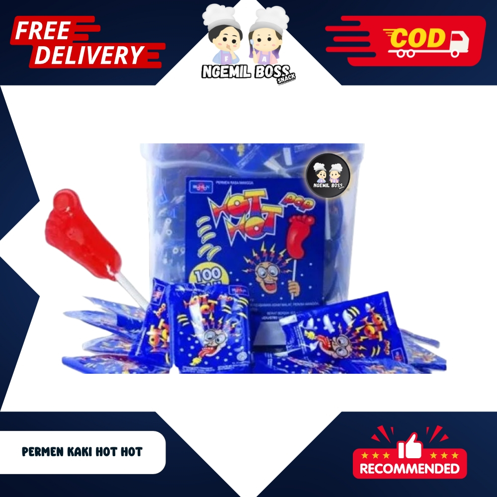 Jual Permen Kaki Jadul Hot Hot Pop 1 Pax Isi 25 Pcs Shopee Indonesia