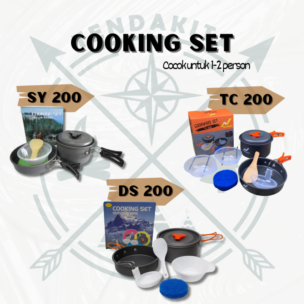 Jual Cooking Set Tendaki Sy Ds Tc Tc Alat