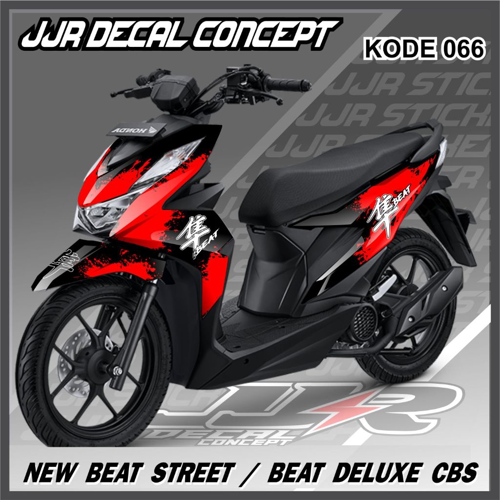 Jual Decal Stiker Full Body Motor New Honda Beat Street 2020 2024 MOTOR