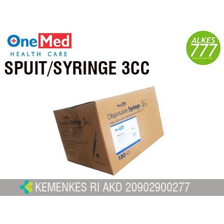 Jual Onemed Spuit Cc Syringe Onemed Cc Jarum Suntik Cc Shopee