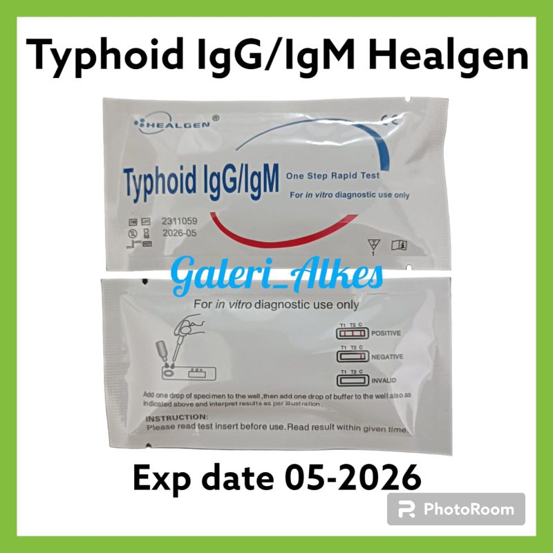 Jual Alat Tes Typhoid IgG IgM 1Set Siap Pakai Shopee Indonesia