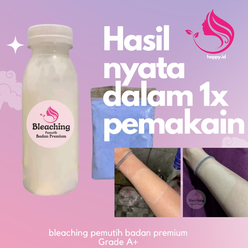 Jual BLEACHING BADAN 100ML PEMUTIH BADAN 100 AMPUH SATU KALI PEMAKAIAN