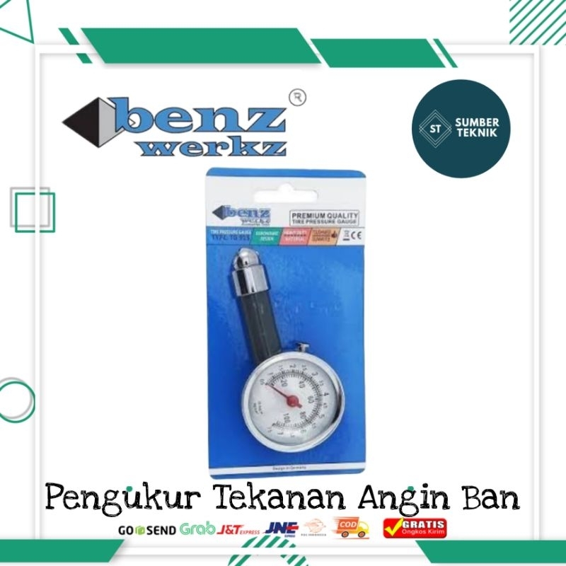 Jual Pengukur Tekanan Angin Ban Tyre Pressure Gauge Alat Ukur Ban