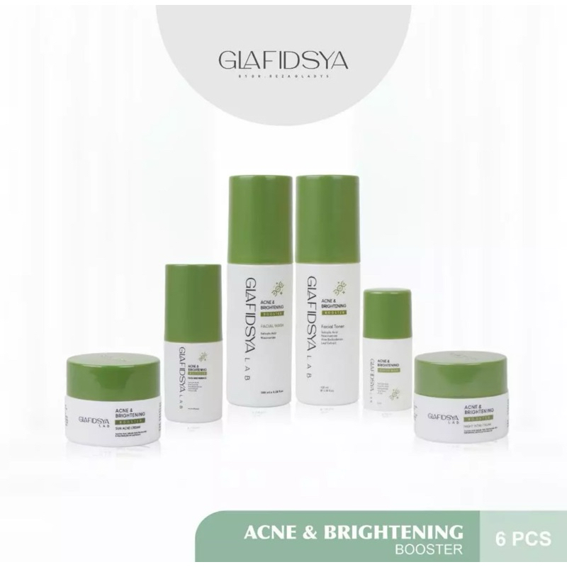 Jual PAKET ACNE BRIGHTENING BOOSTER Glafidsya Skincare Kosmetik