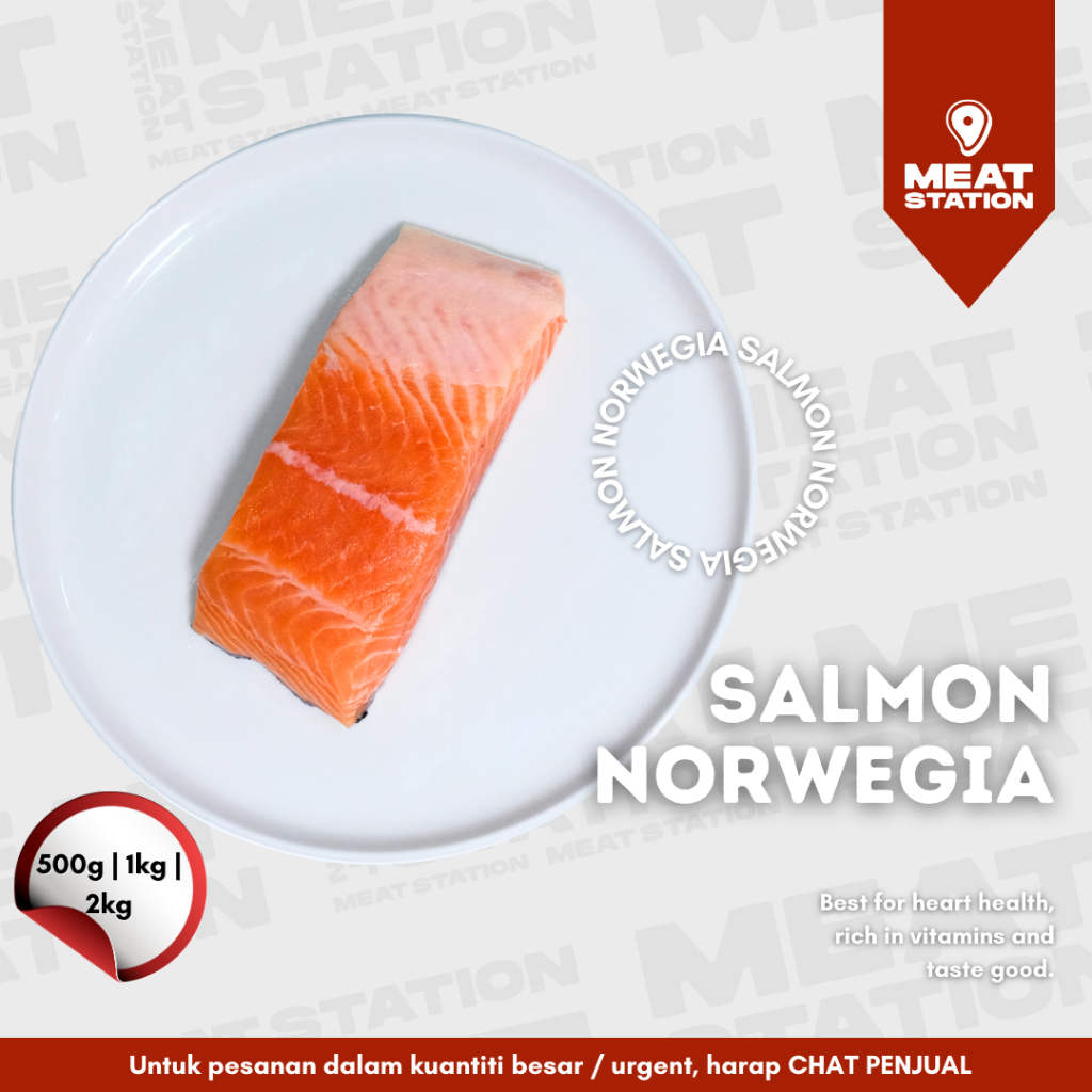 Jual Norwegian Salmon Fillet Premium Ikan Salmon Fillet Premium