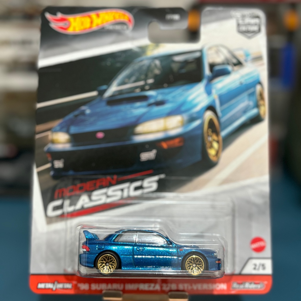 Jual HOT WHEELS PREMIUM CAR CULTURE MODERN CLASSIC 98 SUBARU IMPREZA 22B STi Version BLUE