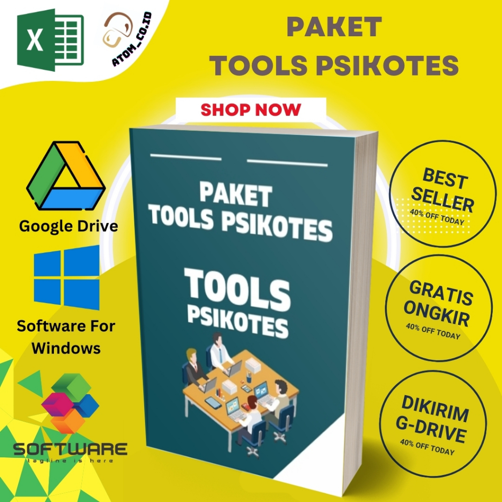 Jual TOOLS PSIKOTES Alat Tes Psikologi CFIT IST Pengukur