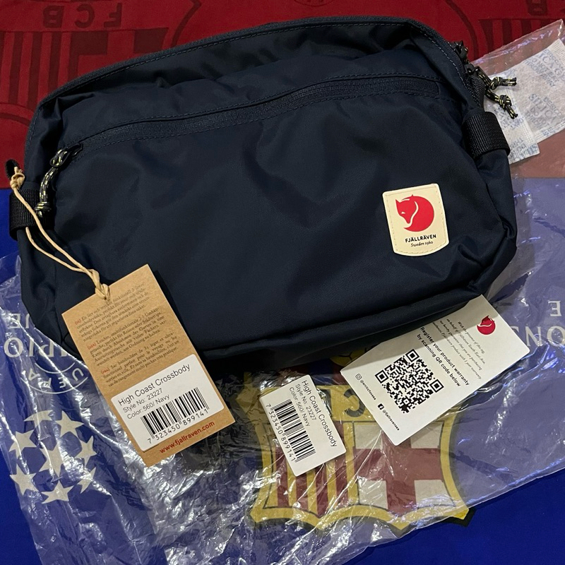 Jual Fjallraven High Coast Crossbody Original Navy Shopee Indonesia