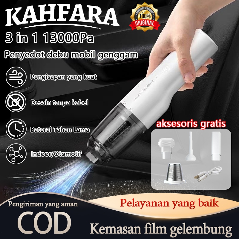 Jual Kahfara In Vacum Cleaner Mobil Mini Nirkabel Multifungsi