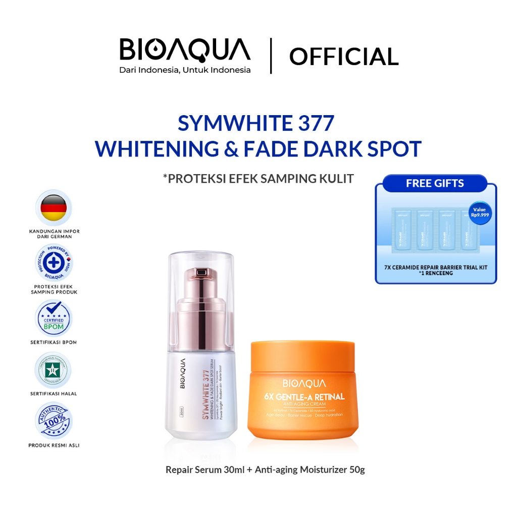 Jual Bioaqua Symwhite Whitening With Sunscreen Sunblock Wajah