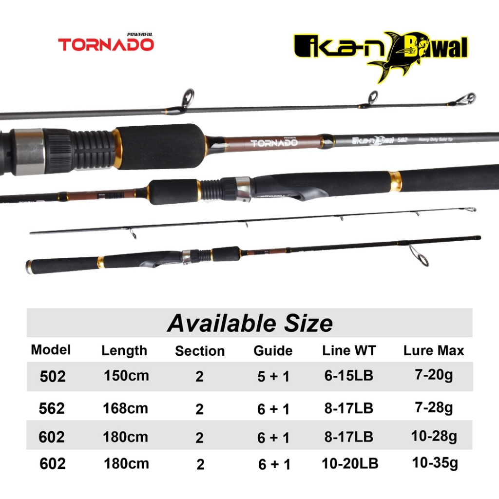 Jual Tornado Joran Spinning Ikan Bawal Carbon Solid Cm Cm Untuk