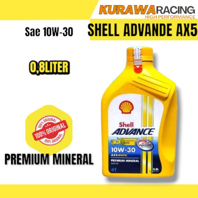 Jual Oli Shell Advance Ax Premium Mineral Motor Matic L W