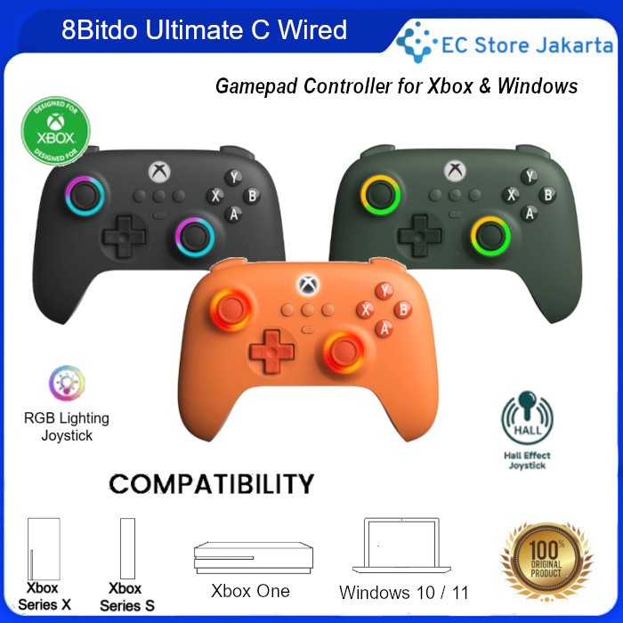 Jual Bitdo Ultimate C Wired Gamepad Controller Hall Effect Joystick