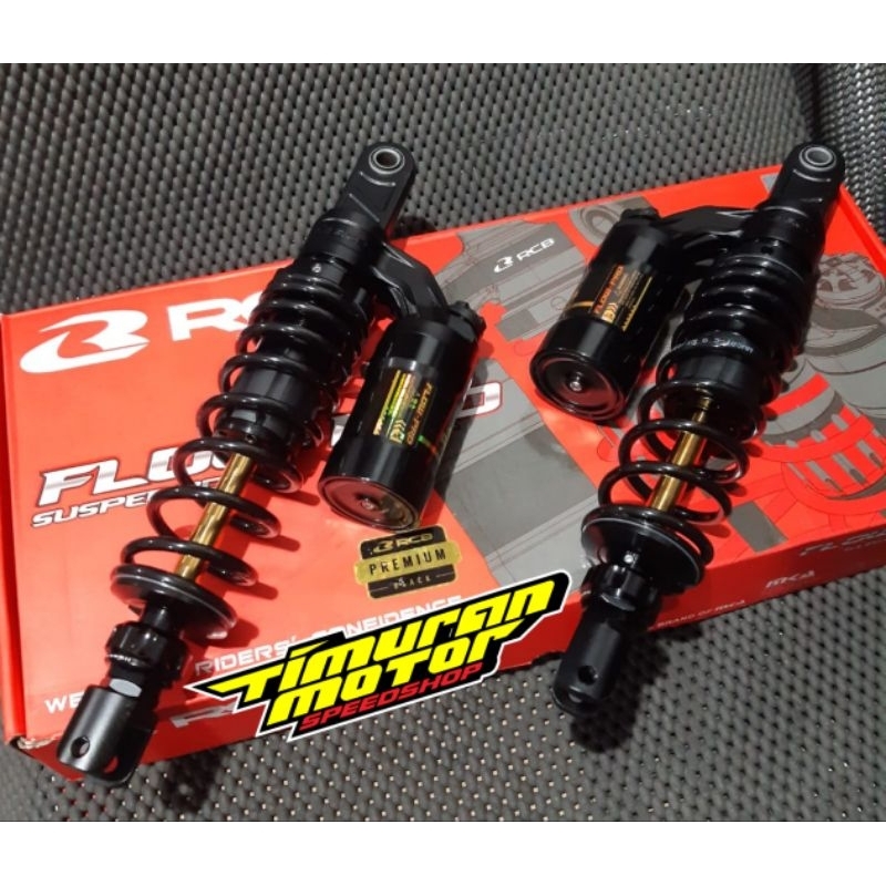 Jual SHOCK RCB FLOW PRO PCX 160 HITAM AS GOLD Shopee Indonesia