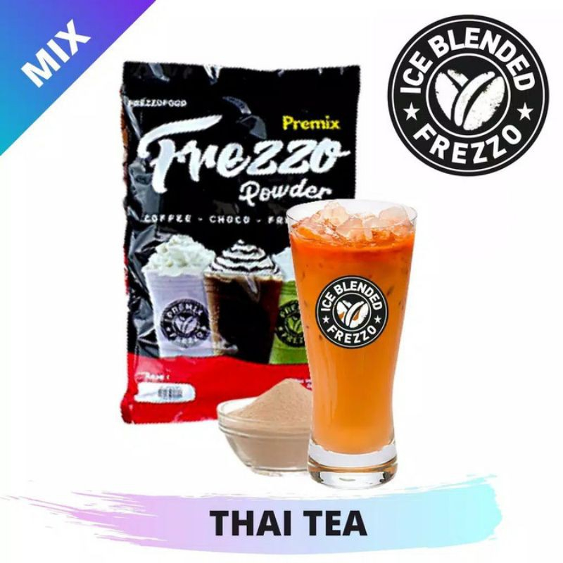 Jual Bubuk Minuman Frezzo Varian Tea Milk Tea Green Tea Thai Tea