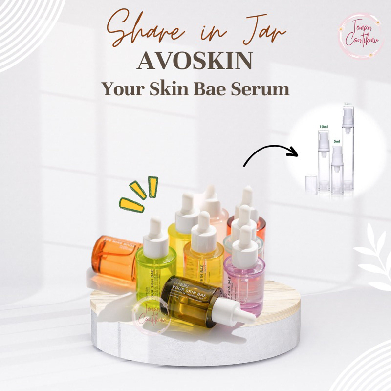 Jual SHARE IN JAR AVOSKIN Your Skin BAE Lactic Acid Serum Vitamin C