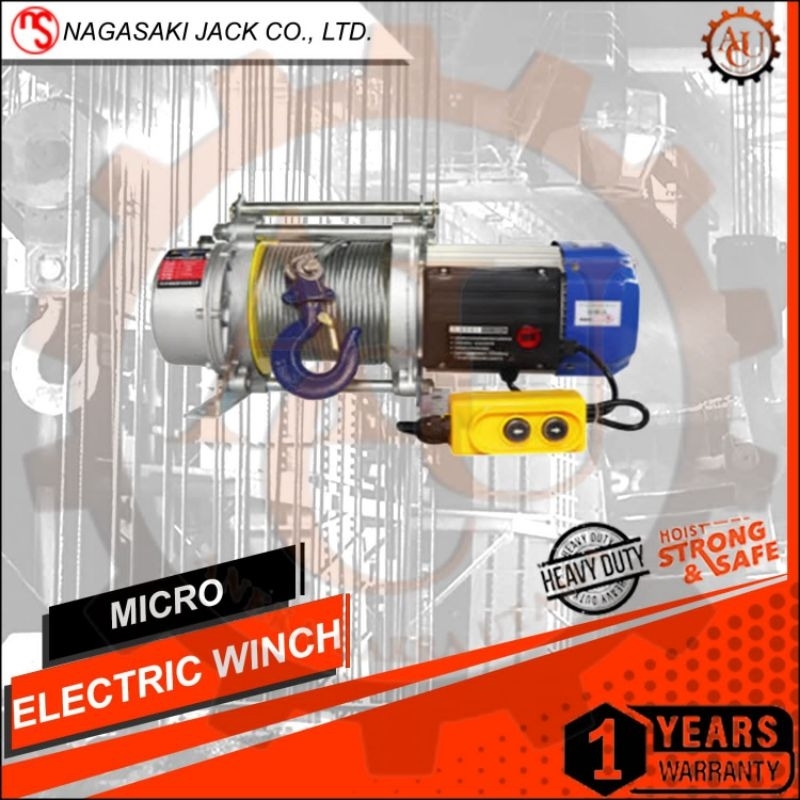 Jual Electric Winch Hoist Ton X Meter Nagasaki Japan Shopee