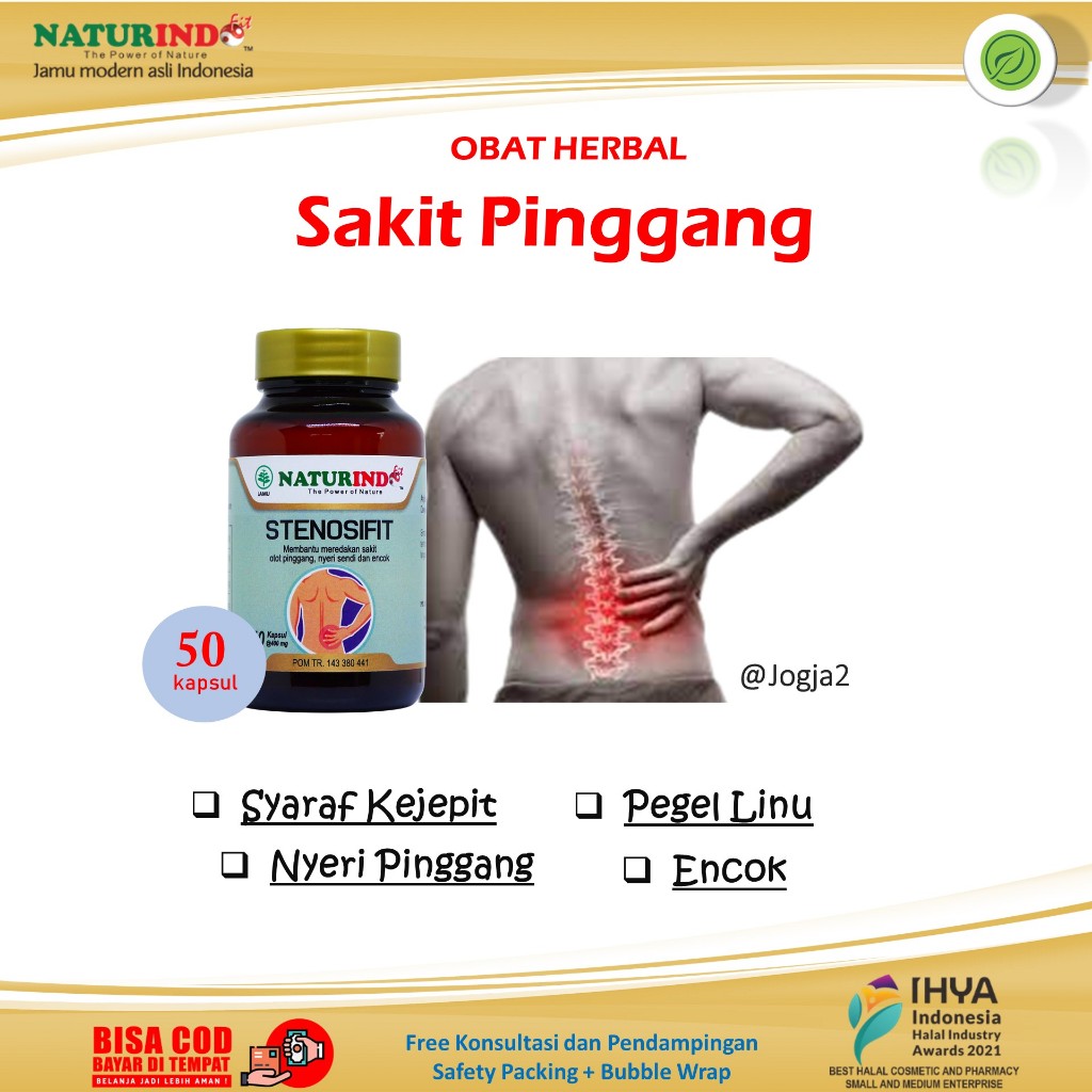 Jual Obat Sakit Pinggang Syaraf Kejepit Terjepit Nyeri Pinggang Sakit