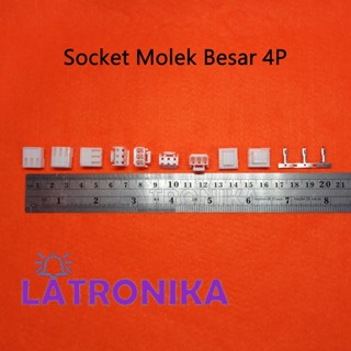 Jual Soket Molek Pin Besar Socket Molex Pin Terminal P Konektor