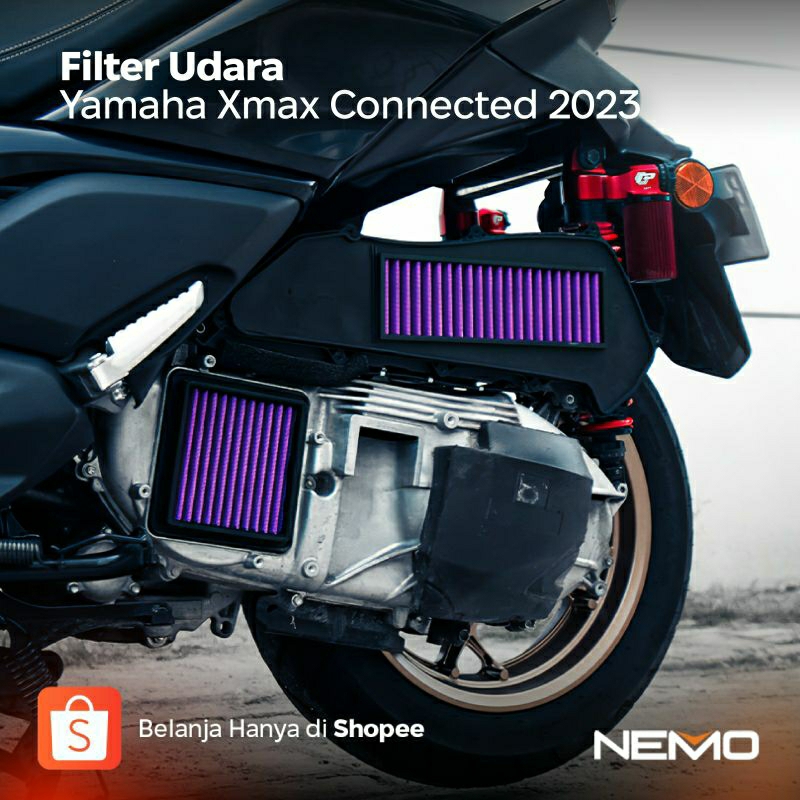 Jual NEMO Filter Udara Yamaha Xmax Connected 2023 2024 Shopee Indonesia