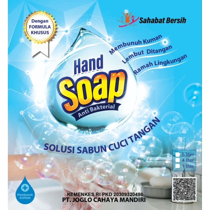 Jual Handsoap Sabun Cuci Tangan Wangi Liter Shopee Indonesia