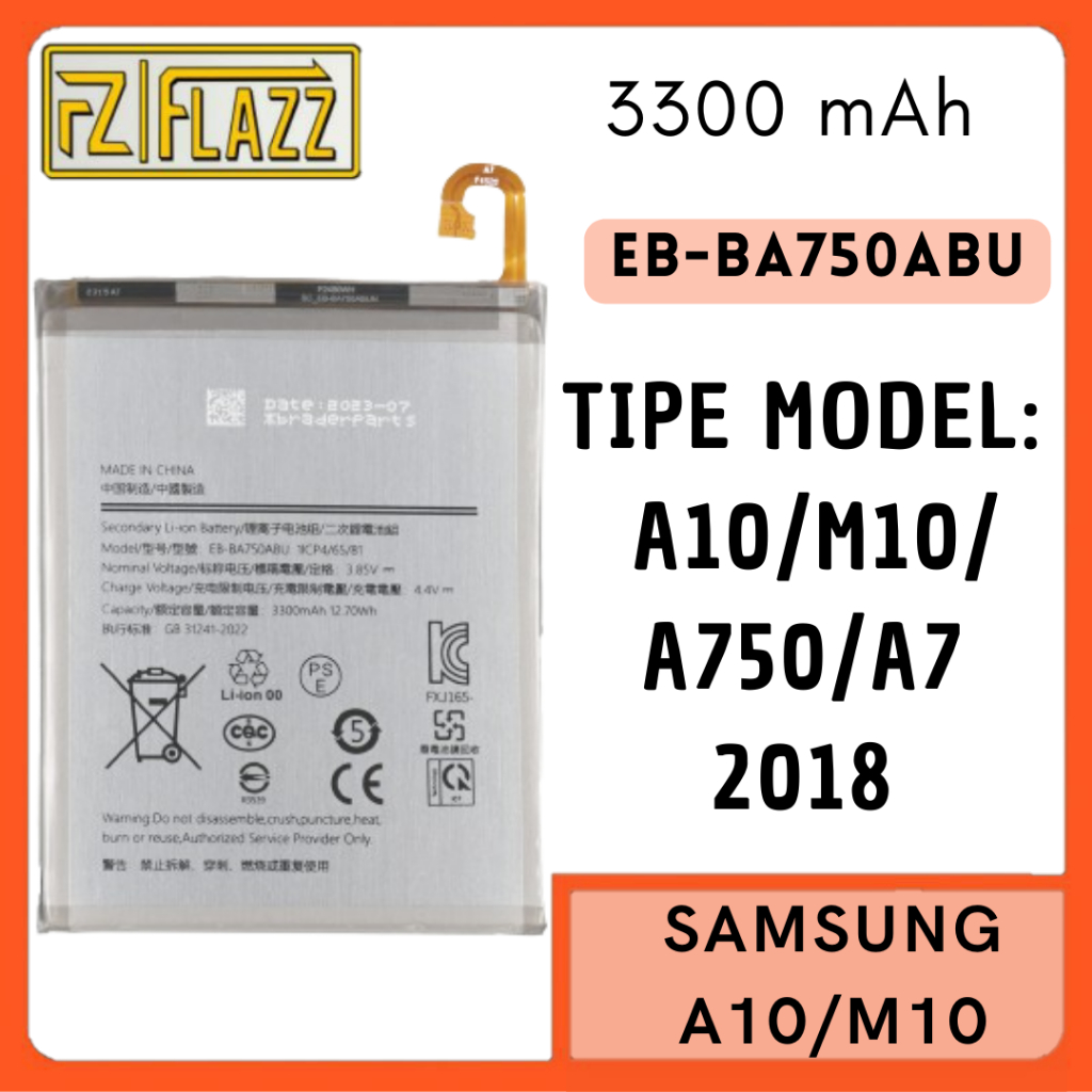 Jual BATERAI SAMSUNG A7 2018 M10 A105 M10 M105 EB BA750ABU OEM Shopee