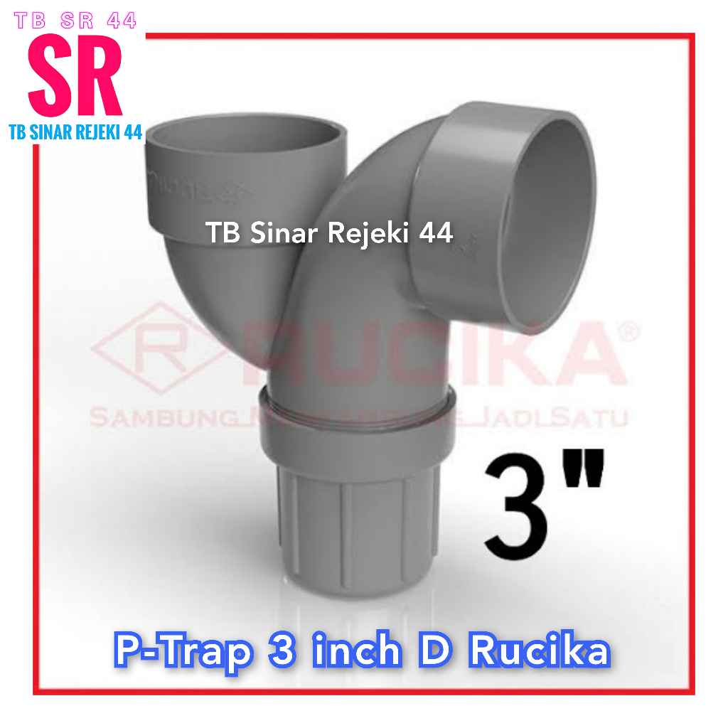 Jual P Trap Inch D Pvc Rucika Petrap Pe Trap P Trap Fitting Pipa