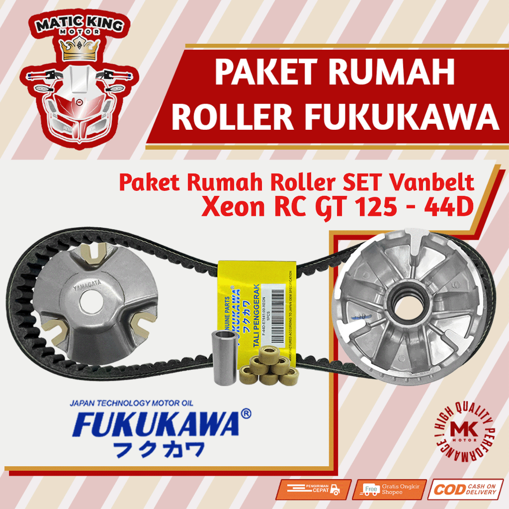 Jual Paket Kirian Rumah Roller Vanbelt Yamaha Xeon Karbu RC Aerox 125cc