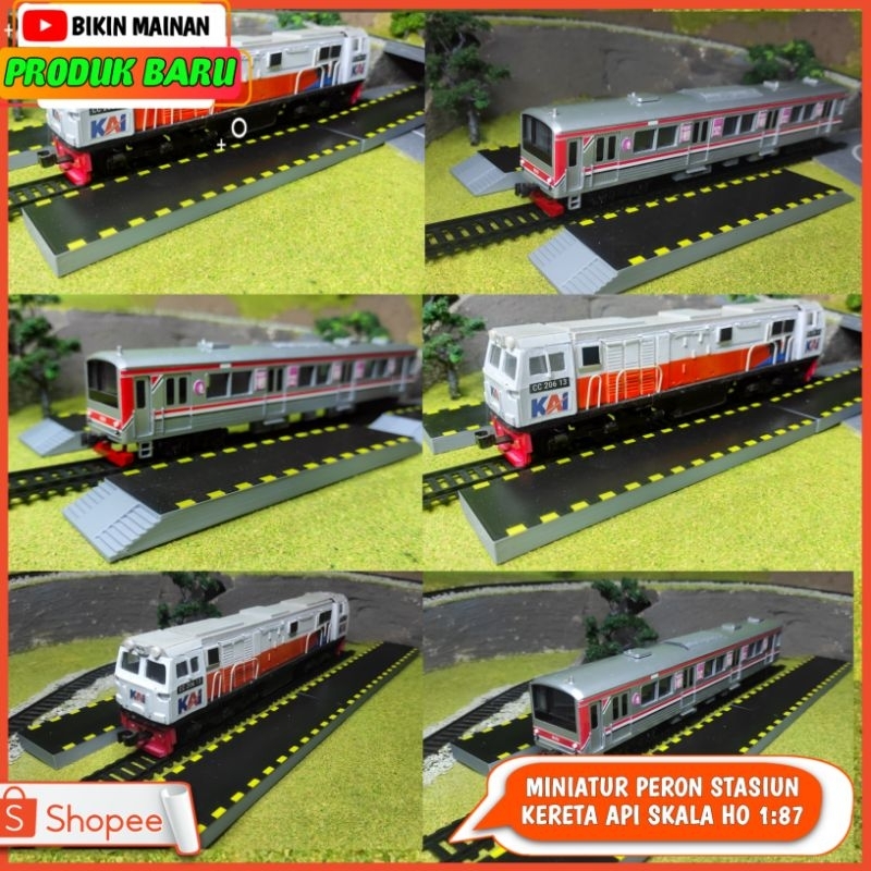 Jual Miniatur Peron Kereta Api Skala HO Shopee Indonesia