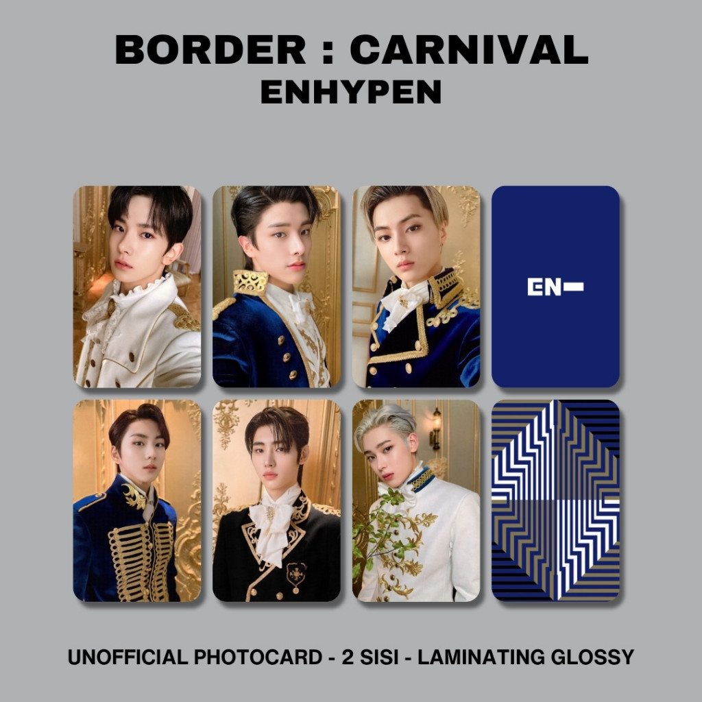 Jual Photocard Enhypen Border Carnival Album Up Hype Down Pc Premium