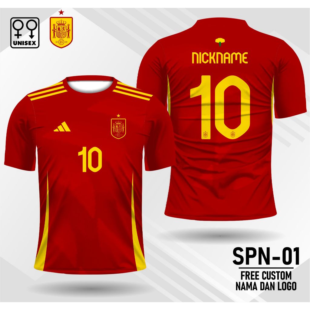 Jual Jersey Bola Timnas Spanyol Baju Olahraga Seoakbola Timnas