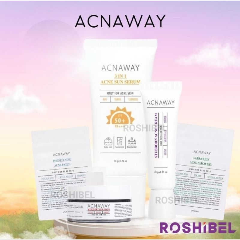 Jual Roshibel Acnaway In Acne Sun Serum Sunscreen Serum For Acne