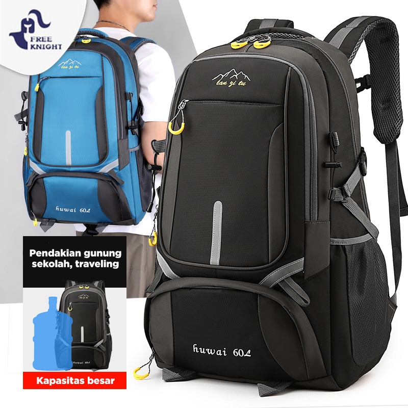 Jual Freeknight Tas Ransel Pria 60 Liter Waterproof Backpack Outdoor