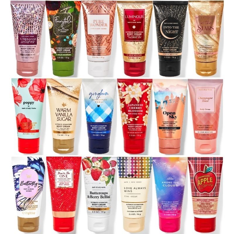 Jual Bbw Bath And Body Works Travel Size Body Cream Gr Collection