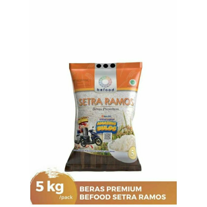 Jual Beras Befood Setra Ramos Kemasan 5KG Shopee Indonesia