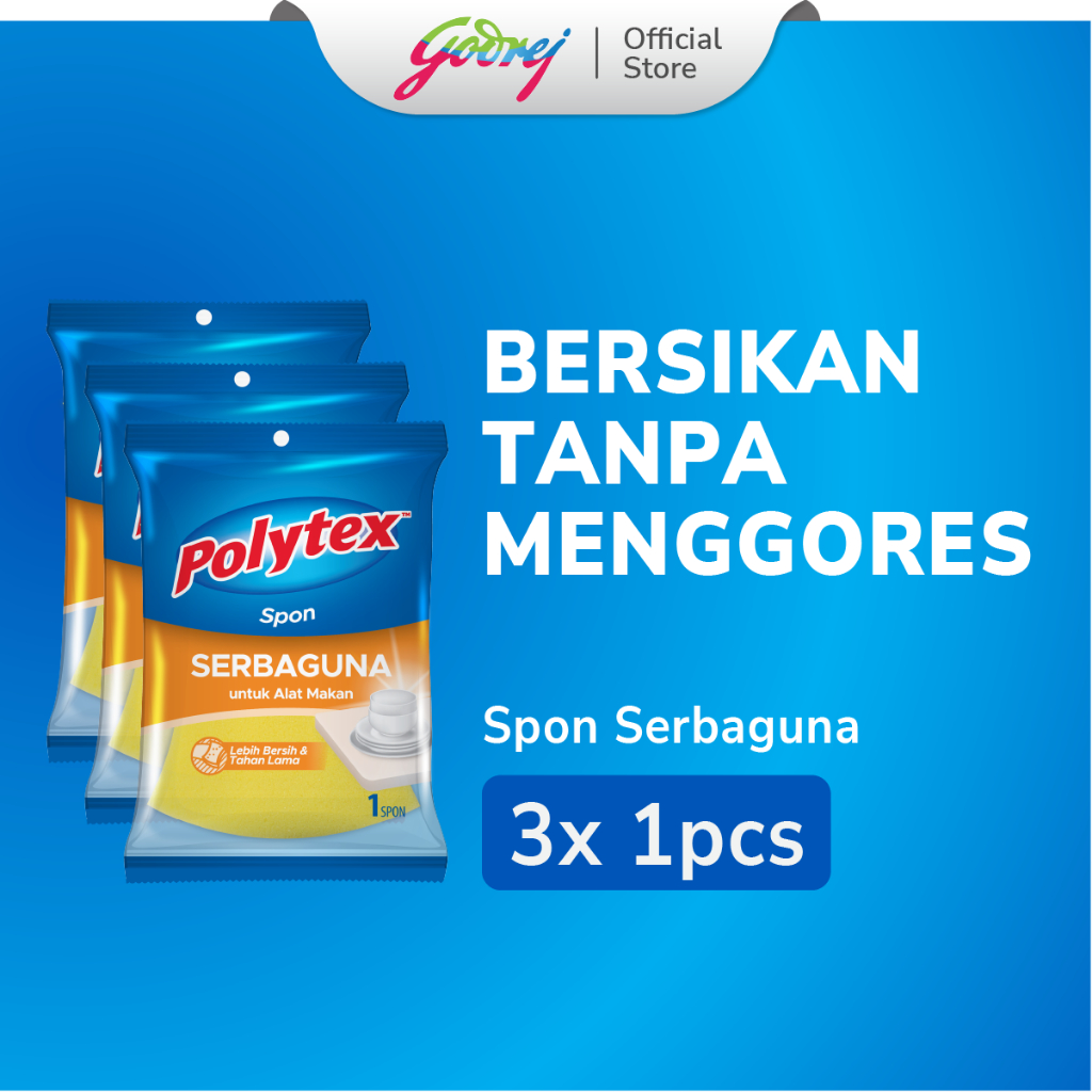 Jual Polytex Spon Serbaguna Untuk Alat Makan X3 Shopee Indonesia