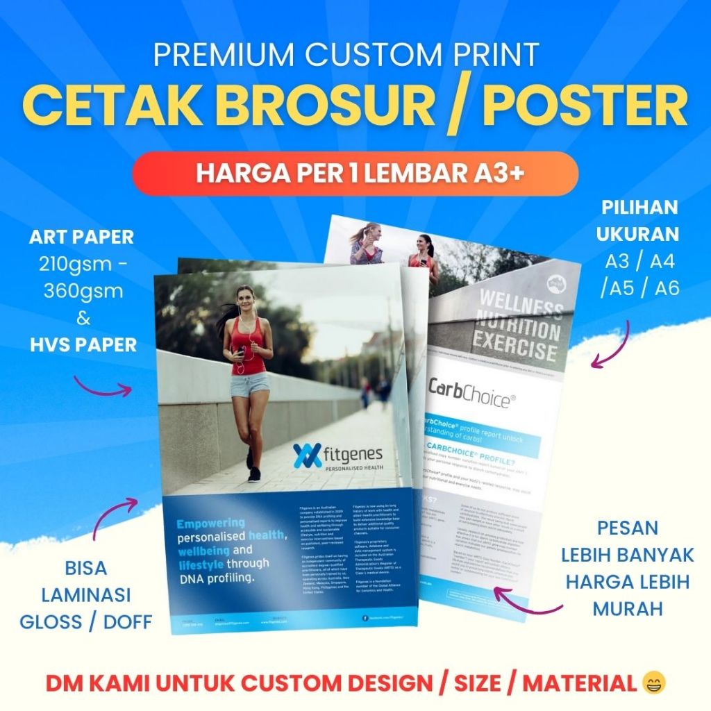 Jual Express Cetak Poster Brosur Dan Flyer Custom Ukuran A A A