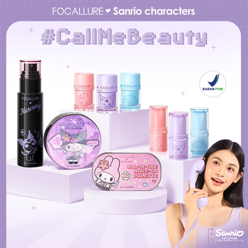 Jual FOCALLURE X Sanrio 2 3 4PCS Makeup Set CallMeBeauty Shopee