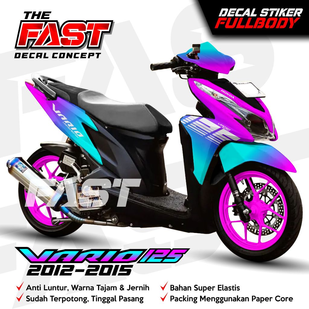 Jual Decal Honda Vario Old Terbaru Bunglon Full Body Stiker Dekal