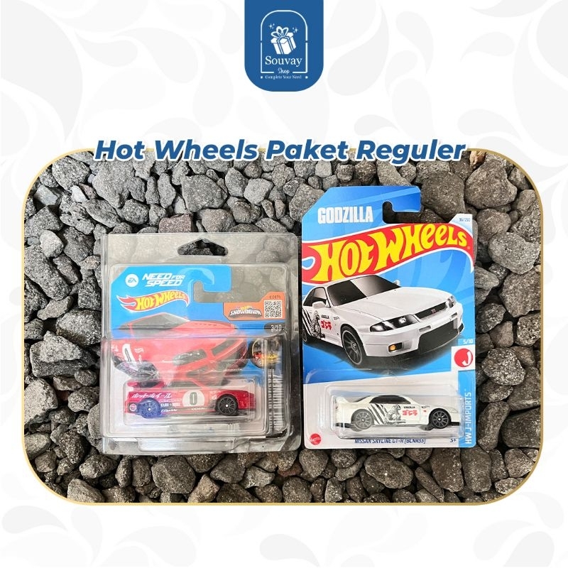 Jual Hot Wheels Paket Reguler R33 Godzilla Japan Card R34 Merah NFS Short Card Rare