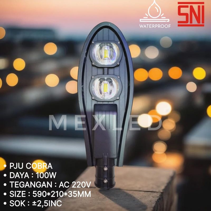 Jual Lampu Jalan Led W Sinar Putih Pju Cobra W Lampu Led Jalan