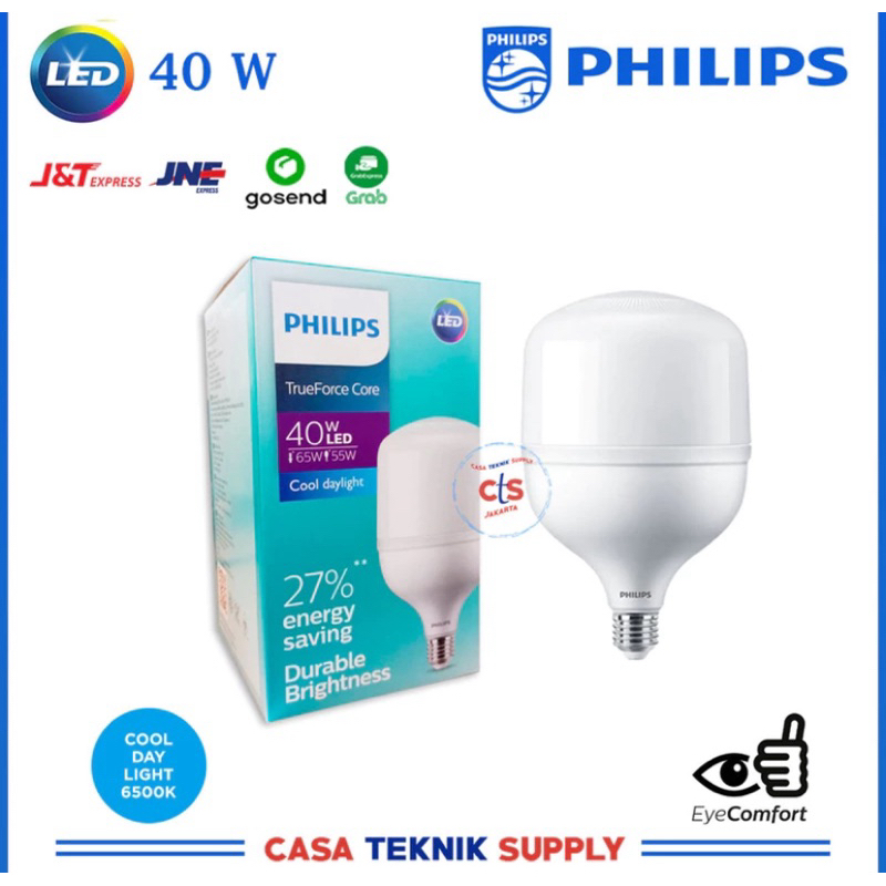 Jual Philips Led Trueforce W Putih Lampu Bulb Tforce W Watt