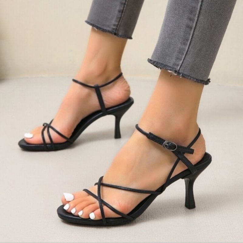 Jual High Heels Wanita Terbaru Sandal Wanita Hak Tinggi Shopee Indonesia