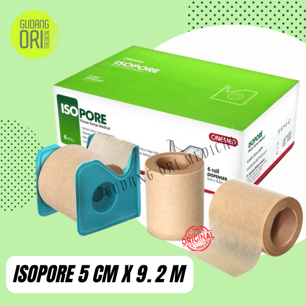 Jual Onemed Isopore Coklat Cm X M Dispenser Plester Kertas