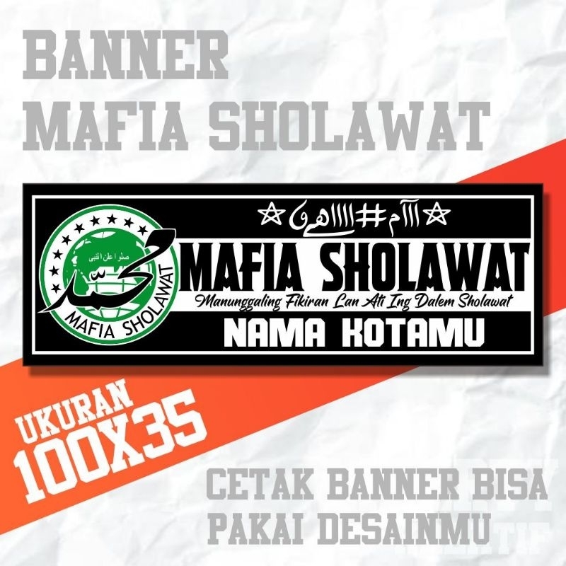 Jual Banner Mafia Sholawat Banner Sholawat Banner Sholawatan Banner