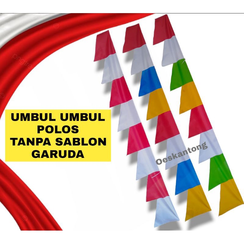 Jual Bendera Umbul Umbul Polos Kodi Isi Pcs Shopee Indonesia