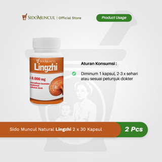 Jual Twin Pack Sido Muncul Natural Herbal Lingzhi Kapsul Membantu