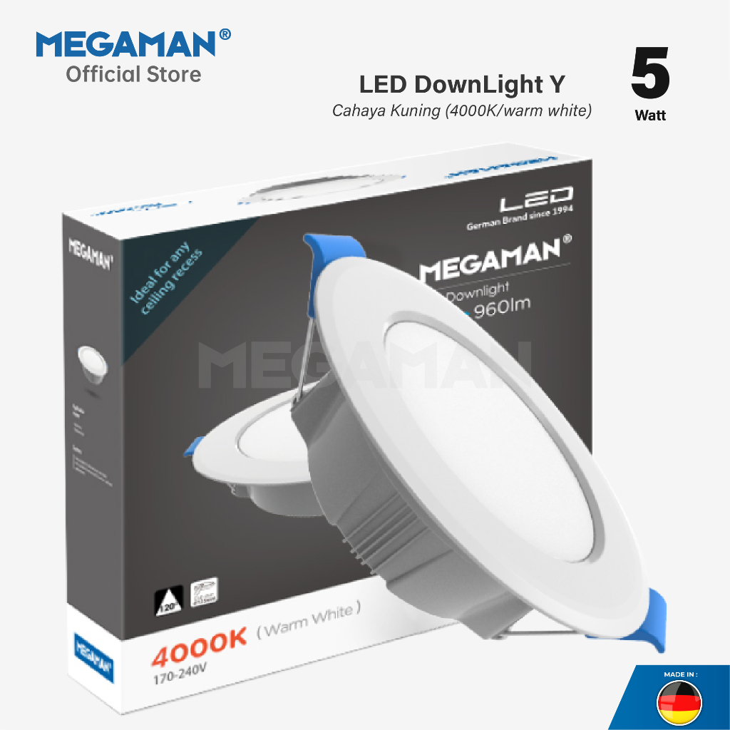 Jual Lampu Pafom Led Downlight Megaman Mqtl Y W Watt K